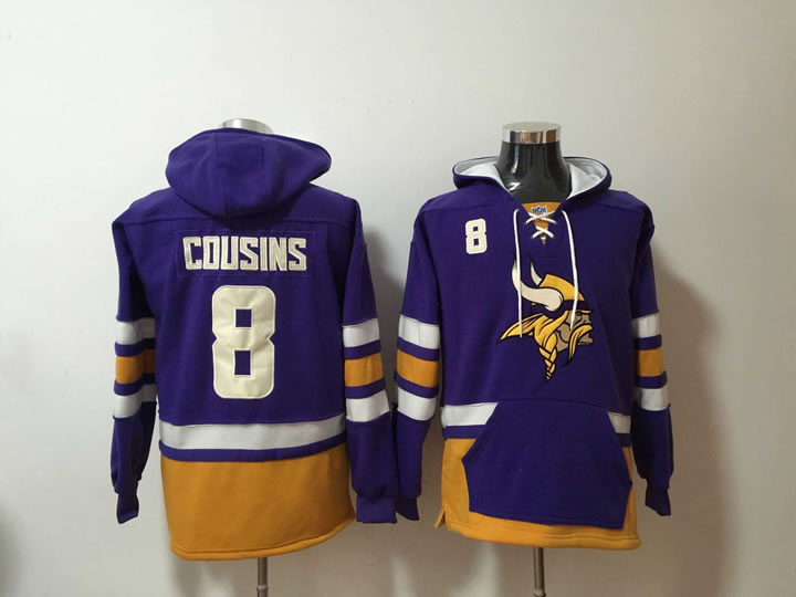 Nike Vikings 8 Kirk Cousins Purple All Stitched Hooded Sweatshirt,We sell and wholesale Nike Vikings 8 Kirk Cousins Purple All Stitched Hooded Sweatshirt on line form chian!